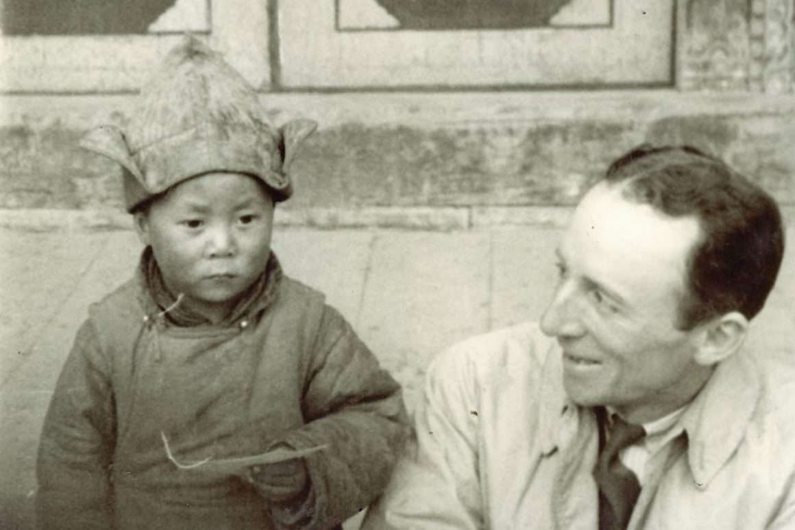 Dalai Lama et A T Steele Dalai Lama et A T Steele